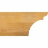 Ekena Millwork Yorktown Rough Sawn Rafter Tail, Western Red Cedar, 4"W x 8"H x 16"L RFT04X08X16YOR00RWR